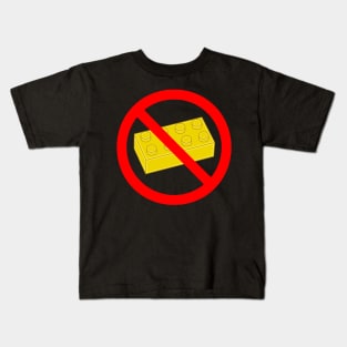 Road Traffic Sign NO BRICK Kids T-Shirt